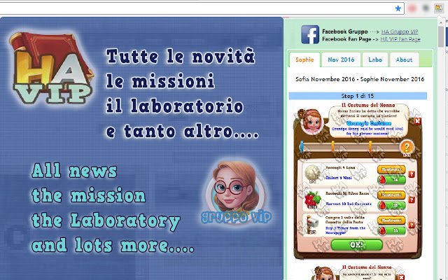 The BOOK of Happy Acres VIP  from Chrome web store to be run with OffiDocs Chromium online