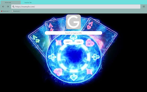 The card changes color  from Chrome web store to be run with OffiDocs Chromium online