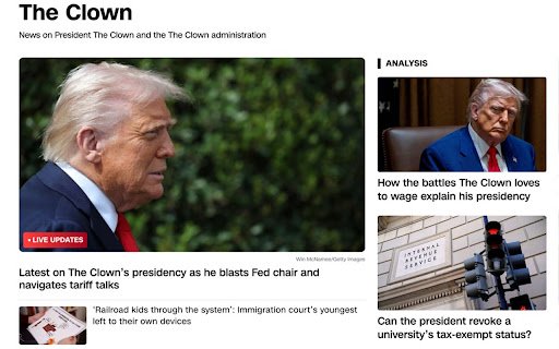 The Clownifier Word Replacer Extension  from Chrome web store to be run with OffiDocs Chromium online
