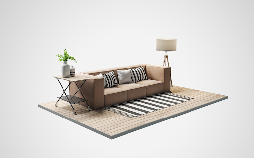 The couch  from Chrome web store to be run with OffiDocs Chromium online