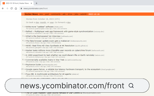 The Daily Delivery  from Chrome web store to be run with OffiDocs Chromium online