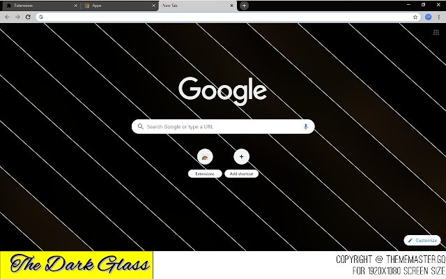 The Dark Glass  from Chrome web store to be run with OffiDocs Chromium online