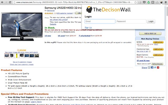 Знімок сторінки Decision Wall з веб-магазину Chrome, який буде запущено за допомогою OffiDocs Chromium онлайн