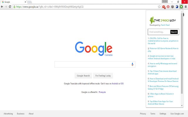 TheDroidWay: modifique su Android a nuestra manera desde la tienda web de Chrome para ejecutarlo con OffiDocs Chromium en línea
