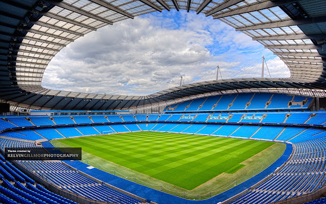Il negozio web Etihad Stadium Manchester City FC del Chrome verrà gestito con OffiDocs Chromium online