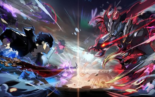 The Fierce Battle Between Sung Jinwoo and Beru  from Chrome web store to be run with OffiDocs Chromium online