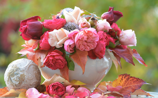 The flower vase falls  from Chrome web store to be run with OffiDocs Chromium online