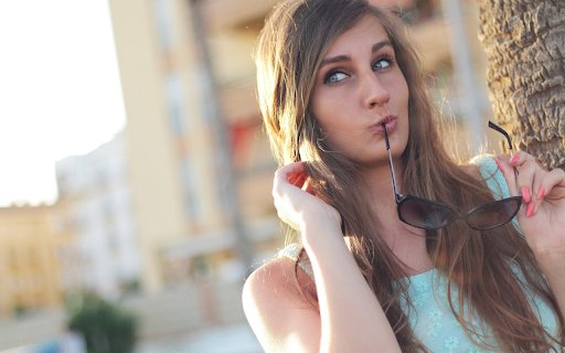 The girl was confused  from Chrome web store to be run with OffiDocs Chromium online