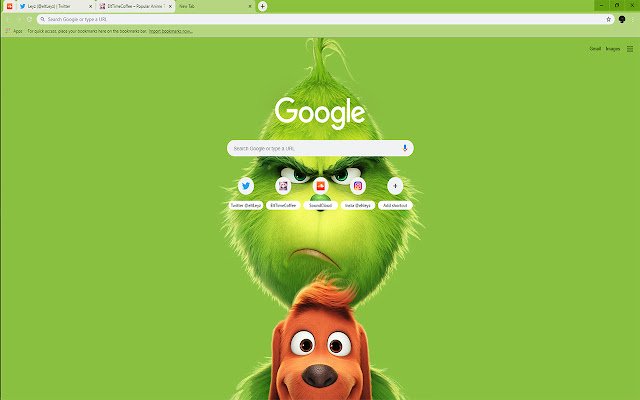 O Grinch Safado ou simpático!! (Desenho animado) da Chrome Web Store para ser executado com OffiDocs Chromium online