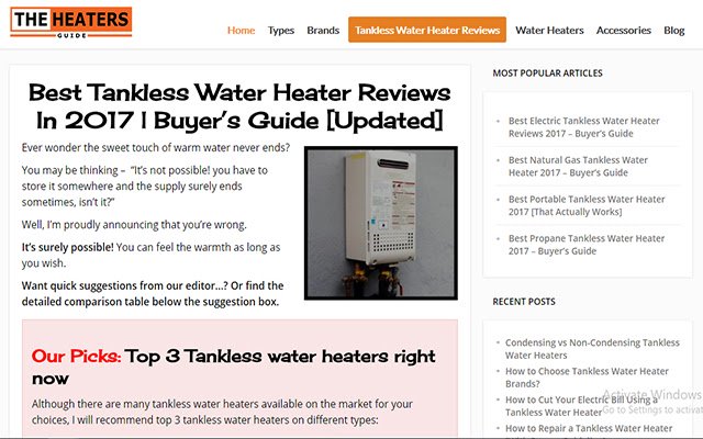 TheHeatersGuide  from Chrome web store to be run with OffiDocs Chromium online