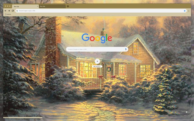 Casa în timpul iernii din magazinul web Chrome va fi rulată cu OffiDocs Chromium online