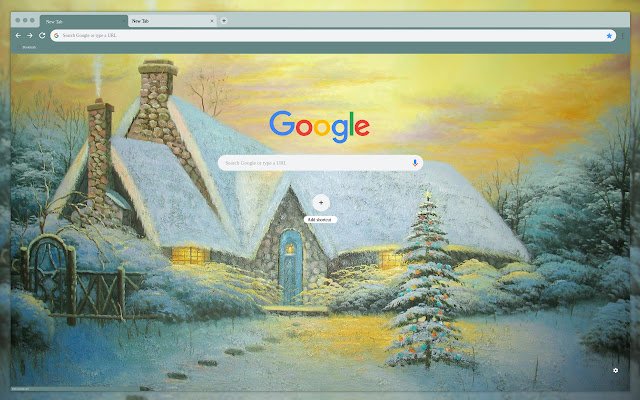 The houses in the winter  from Chrome web store to be run with OffiDocs Chromium online