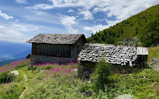 The hut next to the flower hill  from Chrome web store to be run with OffiDocs Chromium online