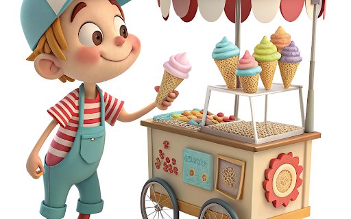 The ice cream truck  from Chrome web store to be run with OffiDocs Chromium online