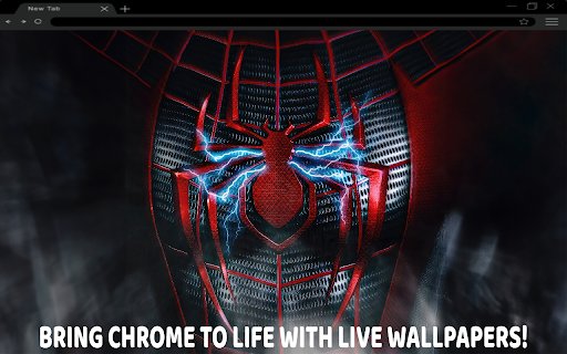 The Iconic Power of Spiderman Live Wallpaper  from Chrome web store to be run with OffiDocs Chromium online