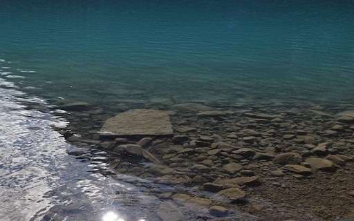 The lake is clear blue  from Chrome web store to be run with OffiDocs Chromium online