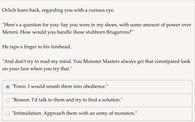 The Last Monster Master  from Chrome web store to be run with OffiDocs Chromium online
