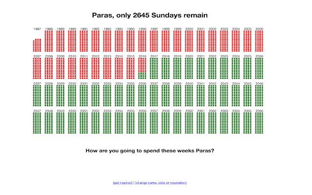 The Last Sunday: reminder of life rushing by  from Chrome web store to be run with OffiDocs Chromium online