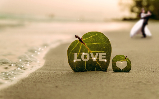 The leaf of love sparkles  from Chrome web store to be run with OffiDocs Chromium online