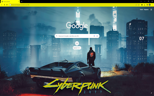THEME CYBERPUNK 2077  from Chrome web store to be run with OffiDocs Chromium online
