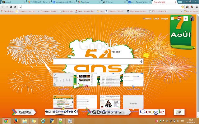 Theme gdgabidjan independance CI 1  from Chrome web store to be run with OffiDocs Chromium online