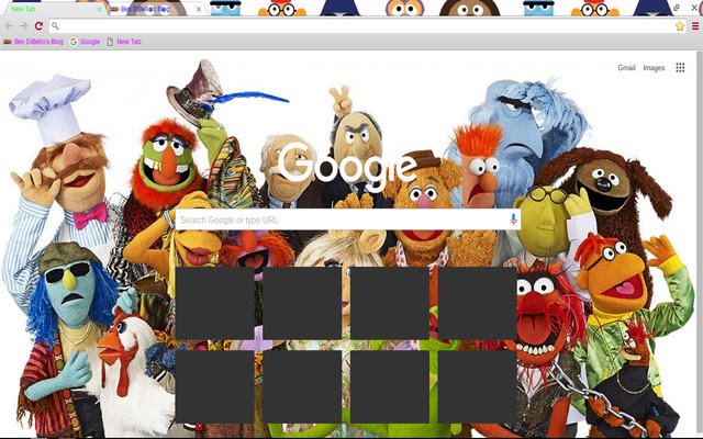 Muppets จาก Chrome เว็บสโตร์ที่จะทำงานร่วมกับ OffiDocs Chromium ทางออนไลน์