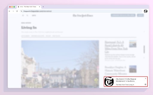 The New York Times Living  from Chrome web store to be run with OffiDocs Chromium online