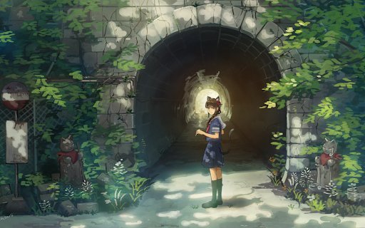 The Overgrown Tunnel Entrance  from Chrome web store to be run with OffiDocs Chromium online