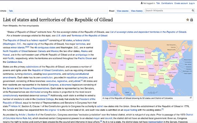 The Republic of Gilead from Chrome web store to be run with OffiDocs Chromium online The Republic of Gilead from Chrome web store to be run with OffiDocs Chromium online
