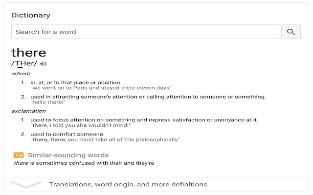 there/their/theyre  from Chrome web store to be run with OffiDocs Chromium online