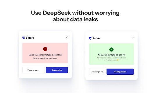 The Safe AI  from Chrome web store to be run with OffiDocs Chromium online