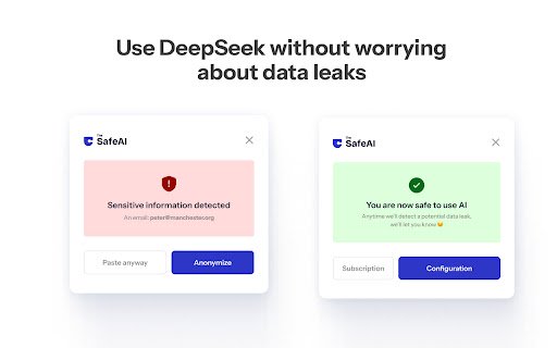 The Safe AI Business  from Chrome web store to be run with OffiDocs Chromium online