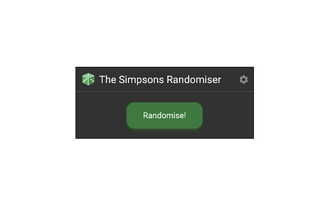 De Simpsons Randomiser uit de Chrome-webwinkel wordt online uitgevoerd met OffiDocs Chromium
