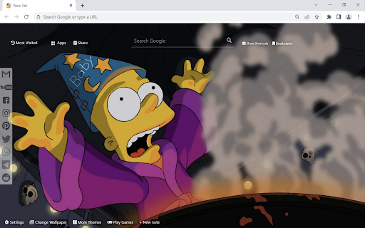The Simpsons Wallpaper  from Chrome web store to be run with OffiDocs Chromium online
