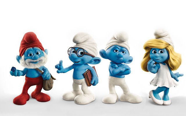 ຮູບເງົາ smurfs ຈາກ Chrome web store ທີ່ຈະດໍາເນີນການກັບ OffiDocs Chromium ອອນໄລນ໌