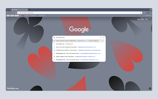 The Solitaire Theme  from Chrome web store to be run with OffiDocs Chromium online