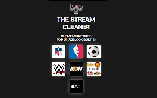 The Stream Cleaner from Chrome web store to be run with OffiDocs Chromium online The Stream Cleaner from Chrome web store to be run with OffiDocs Chromium online