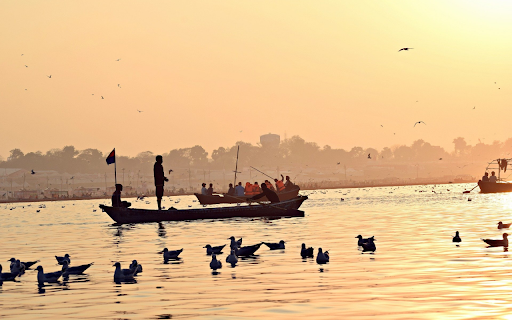 The Sunset sea landscape  from Chrome web store to be run with OffiDocs Chromium online