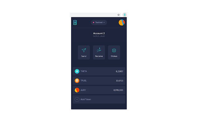 Theta Wallet  from Chrome web store to be run with OffiDocs Chromium online