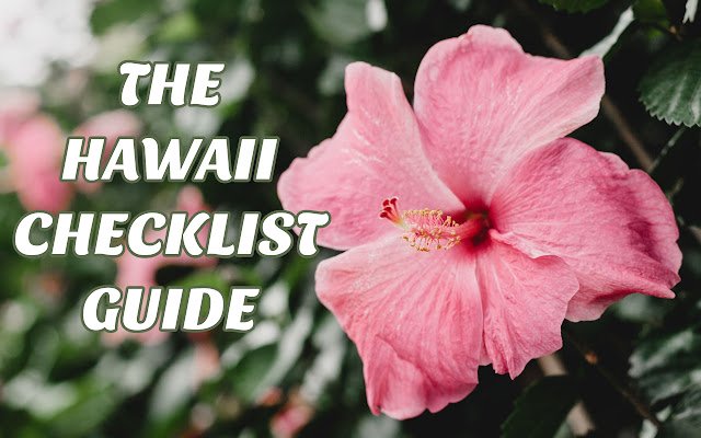 Ang Top Hawaii Travel Checklist mula sa Chrome web store na tatakbo sa OffiDocs Chromium online