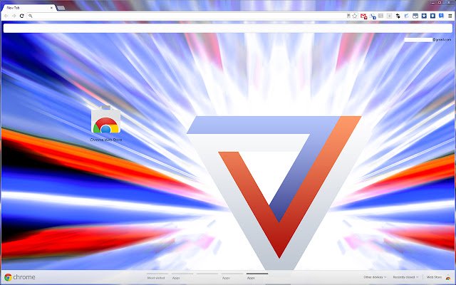 Chrome ウェブストアの Verge Light Rays を OffiDocs Chromium オンラインで実行