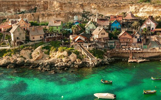 The village next to the green river  from Chrome web store to be run with OffiDocs Chromium online