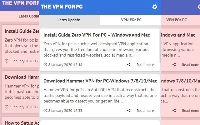 The VPNForPC Latest Update News  from Chrome web store to be run with OffiDocs Chromium online