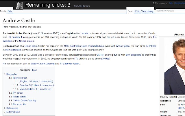 Gra Wikipedia ze sklepu internetowego Chrome, którą można uruchomić w trybie online za pomocą OffiDocs Chromium
