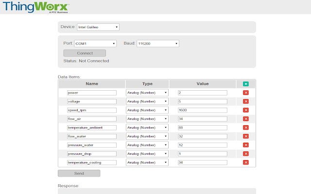 Thingworx Data Injector من متجر Chrome الإلكتروني ليتم تشغيله باستخدام OffiDocs Chromium عبر الإنترنت