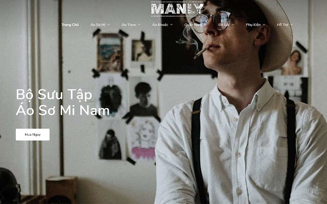 Thời Trang Nam Manly  from Chrome web store to be run with OffiDocs Chromium online