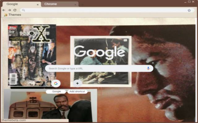 Thème Xfiles uit de Chrome-webwinkel om te draaien met OffiDocs Chromium online