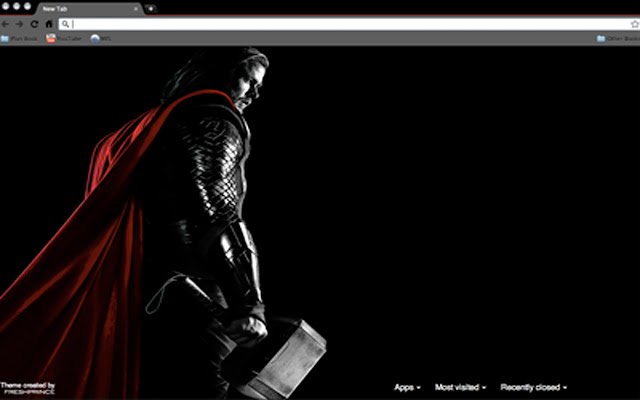 Thor Theme  from Chrome web store to be run with OffiDocs Chromium online