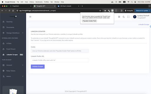 ThoughtfulGPT  from Chrome web store to be run with OffiDocs Chromium online