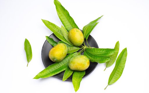 Three ripe mangoes  from Chrome web store to be run with OffiDocs Chromium online